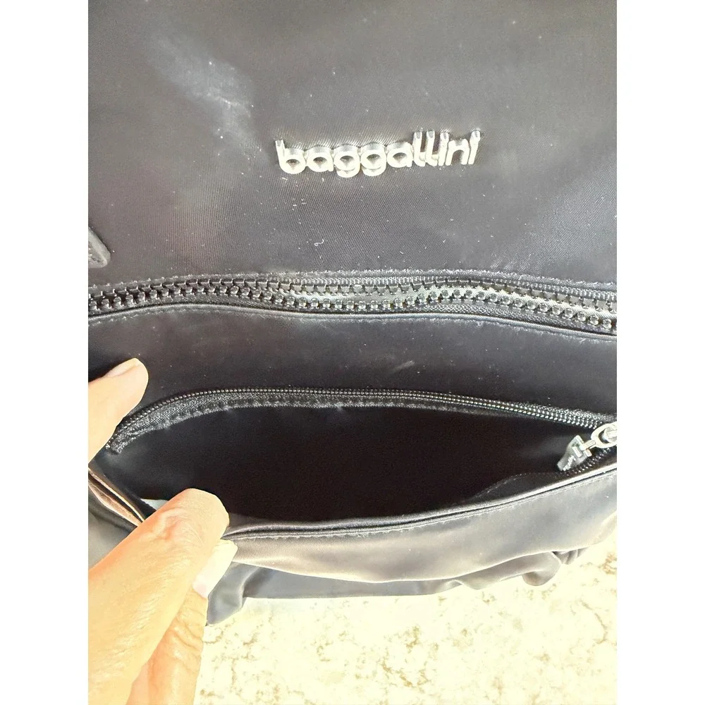 Baggallini Soho Backpack Black Water-Repellent Laptop Bag Travel 15" NWT - Picture 5 of 6